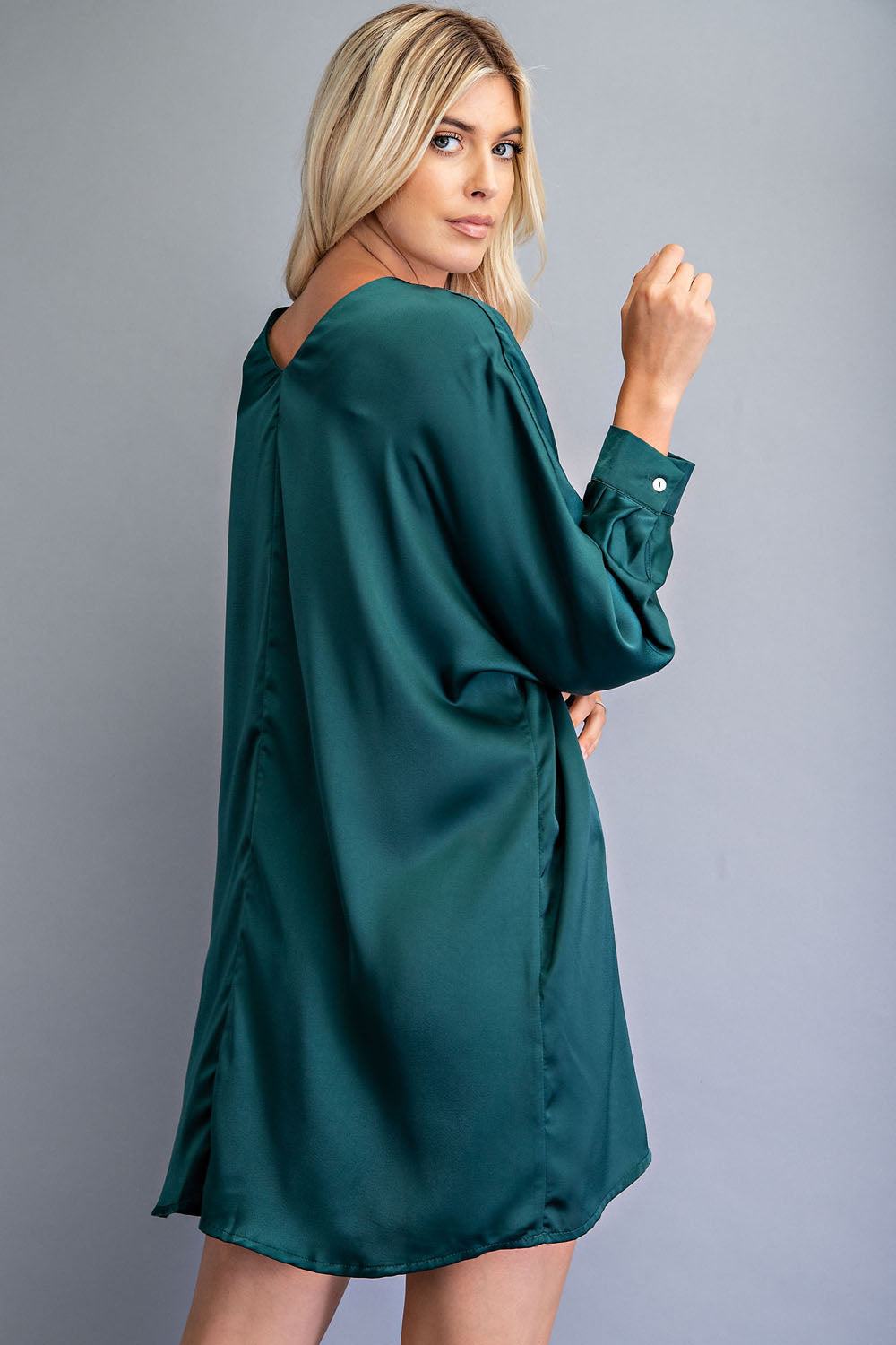 GREEN LIGHT | Shirt Dress