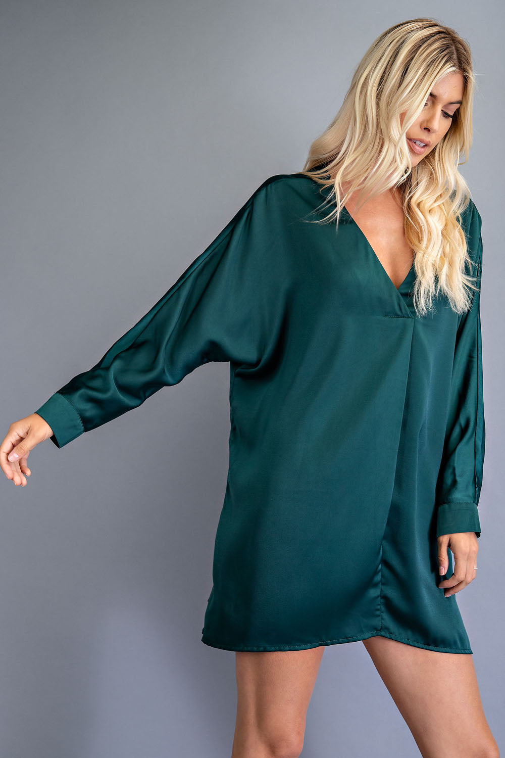 GREEN LIGHT | Shirt Dress