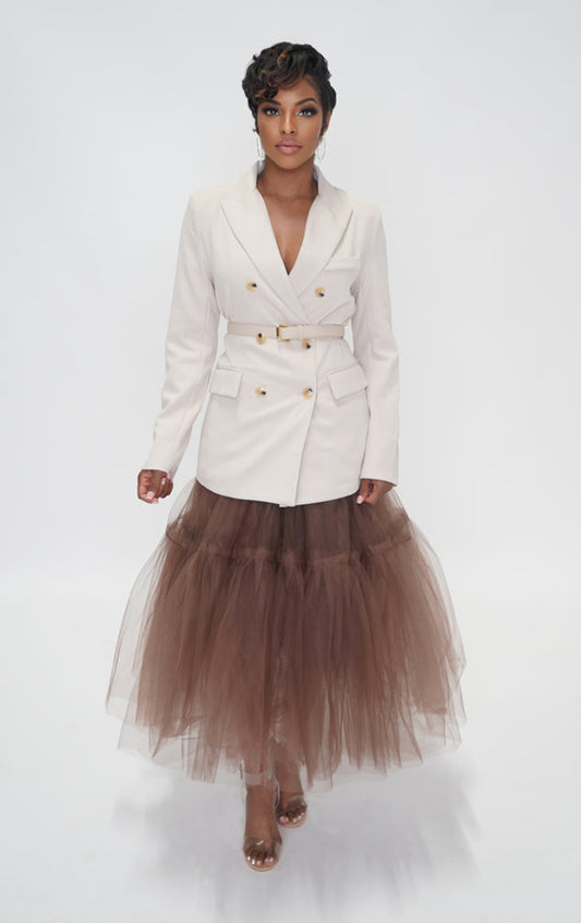 OH SO CHIC | Tulle Tiered Skirt