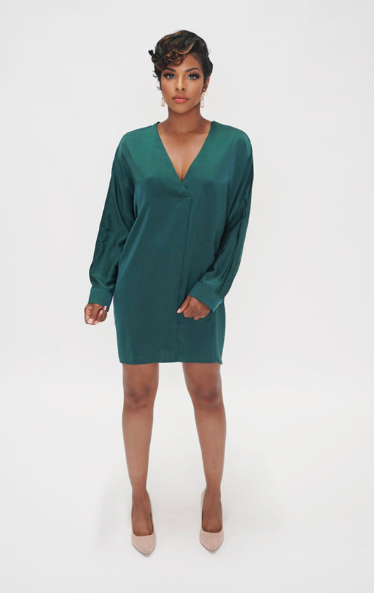 GREEN LIGHT | Shirt Dress