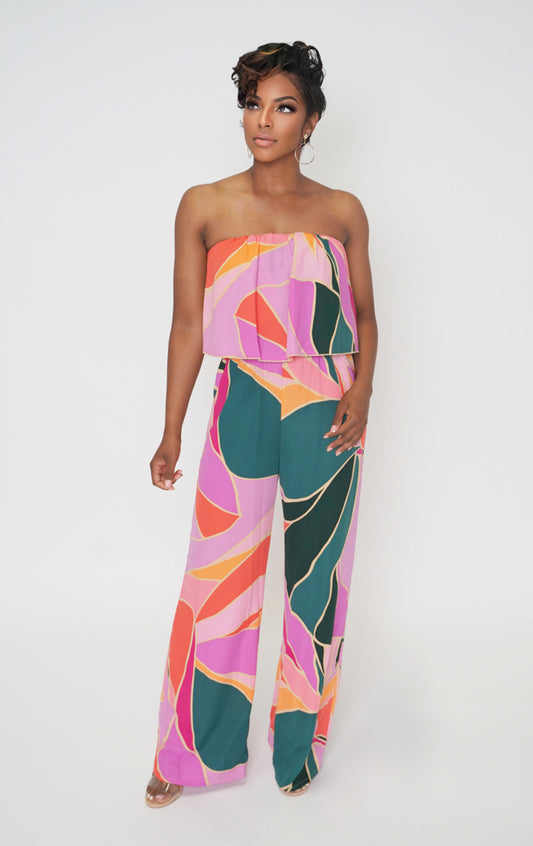 IN LIVING COLOR | Strapless Jumpsuit