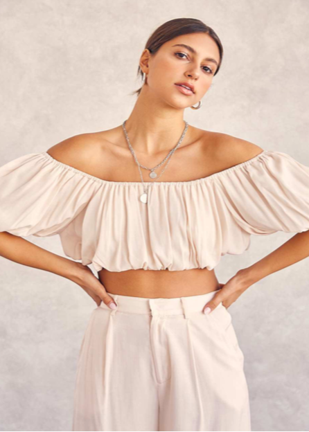 SO FRESH, SO CLEAN | Off The Shoulder Set